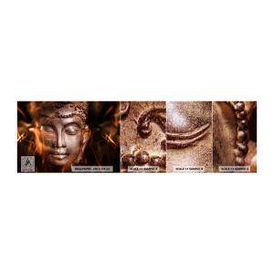 Vzor Fototapety Samolepicí Deluxe Sticker - Existuje pouze zde a nyní - Buddha, Náboženství, Asie - 100x30 cm