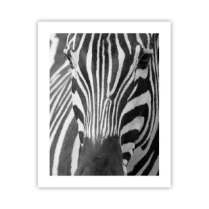 Plakát - Svět je černo-bílý - 40x50 cm