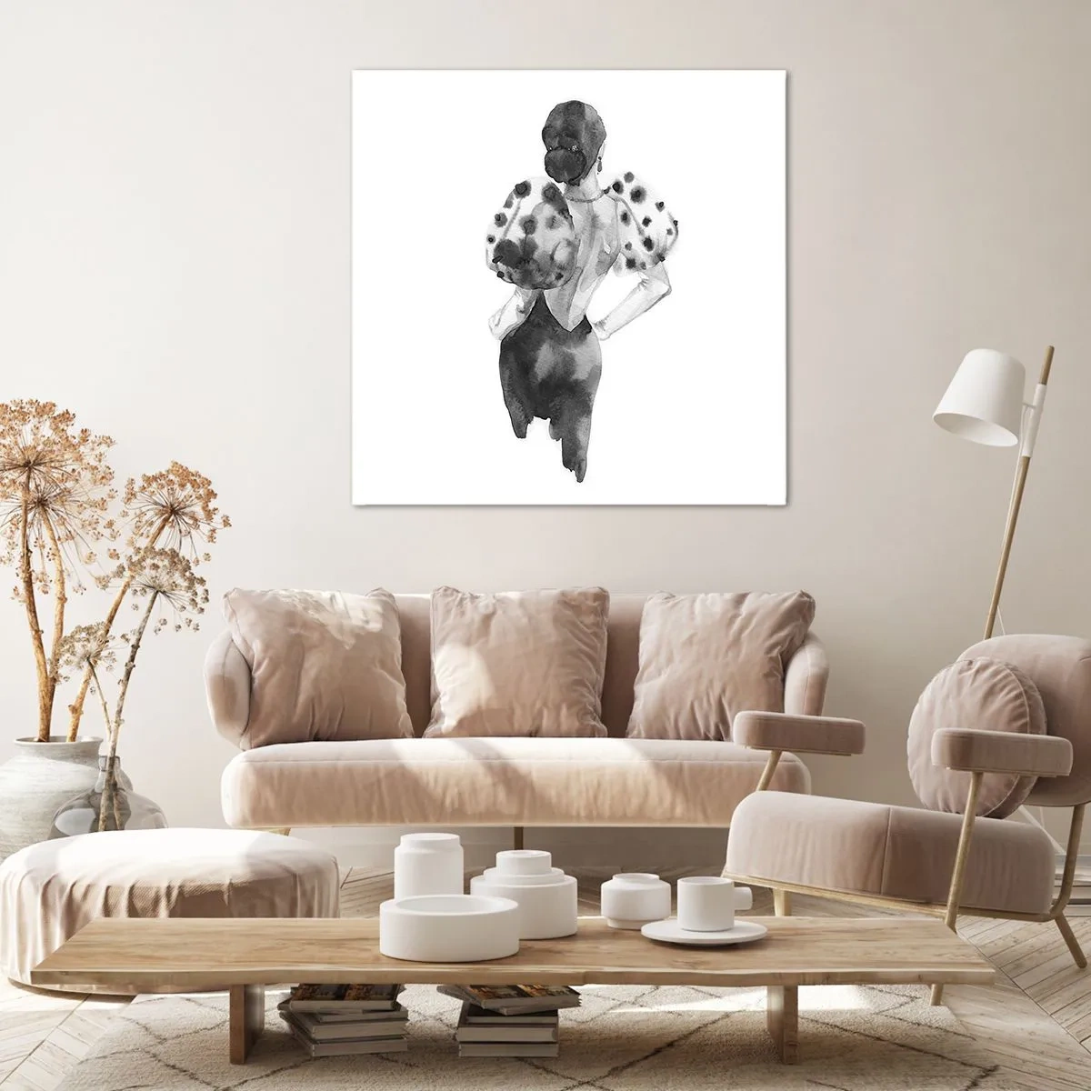 Obraz na plátně - Prošla kolem - 60x60 cm