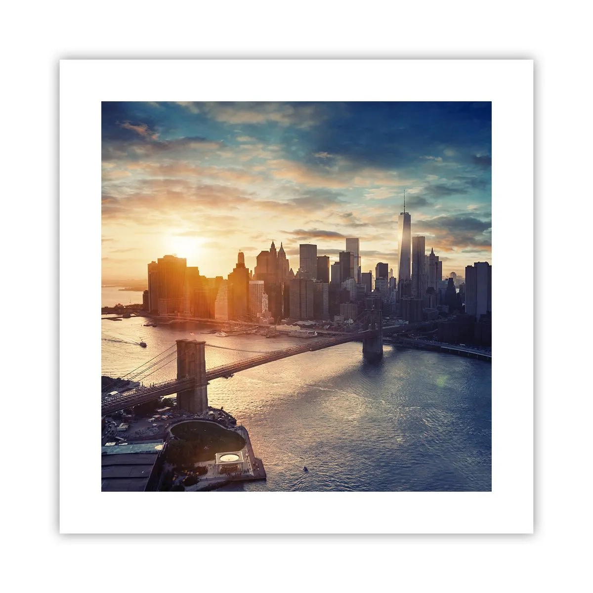 Plakát - Pomník kultury Západu - 40x40 cm