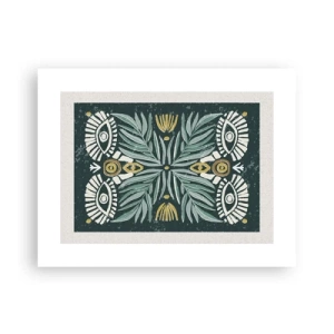 Plakát - Jako lidová vystřihovánka - 40x30 cm