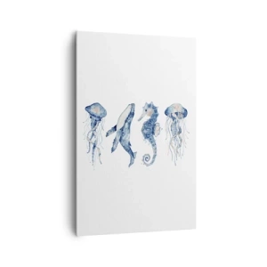 Obraz na plátně - Mořská divočina - 80x120 cm