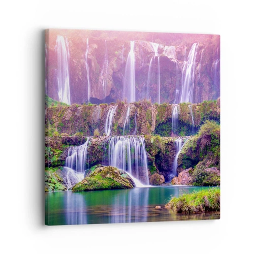 Obraz na plátně - Schody do nebe - 30x30 cm