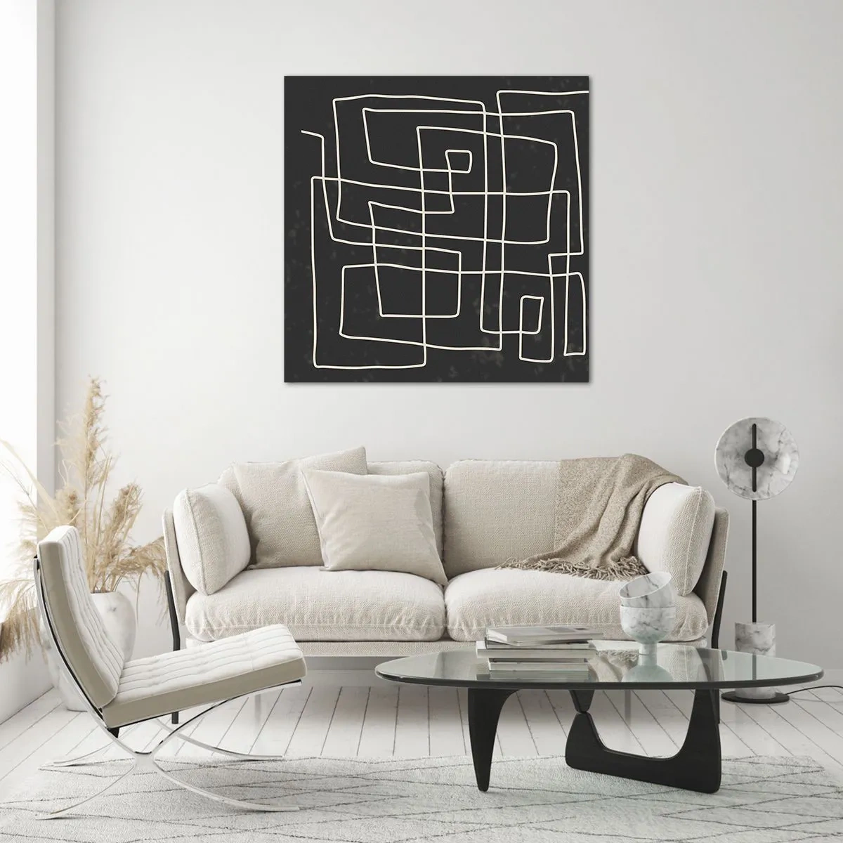 Obraz na skle - Není to tak jednoduché - 50x50 cm