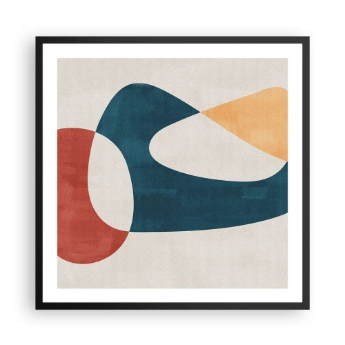 Plakát v černém rámu - Vlivy a metamorfózy - 60x60 cm