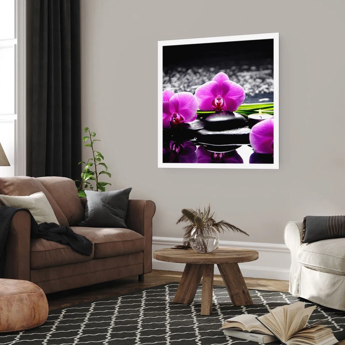 Plakát - Utonout v tichu a klidu - 60x60 cm