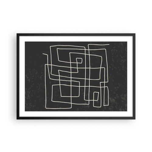 Plakát v černém rámu - Není to tak jednoduché - 70x50 cm