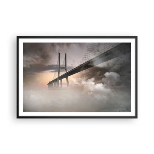 Plakát v černém rámu - U řeky, která není - 91x61 cm