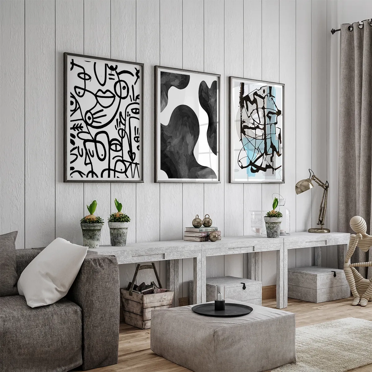 Dark lines - Inspirace do obýváku