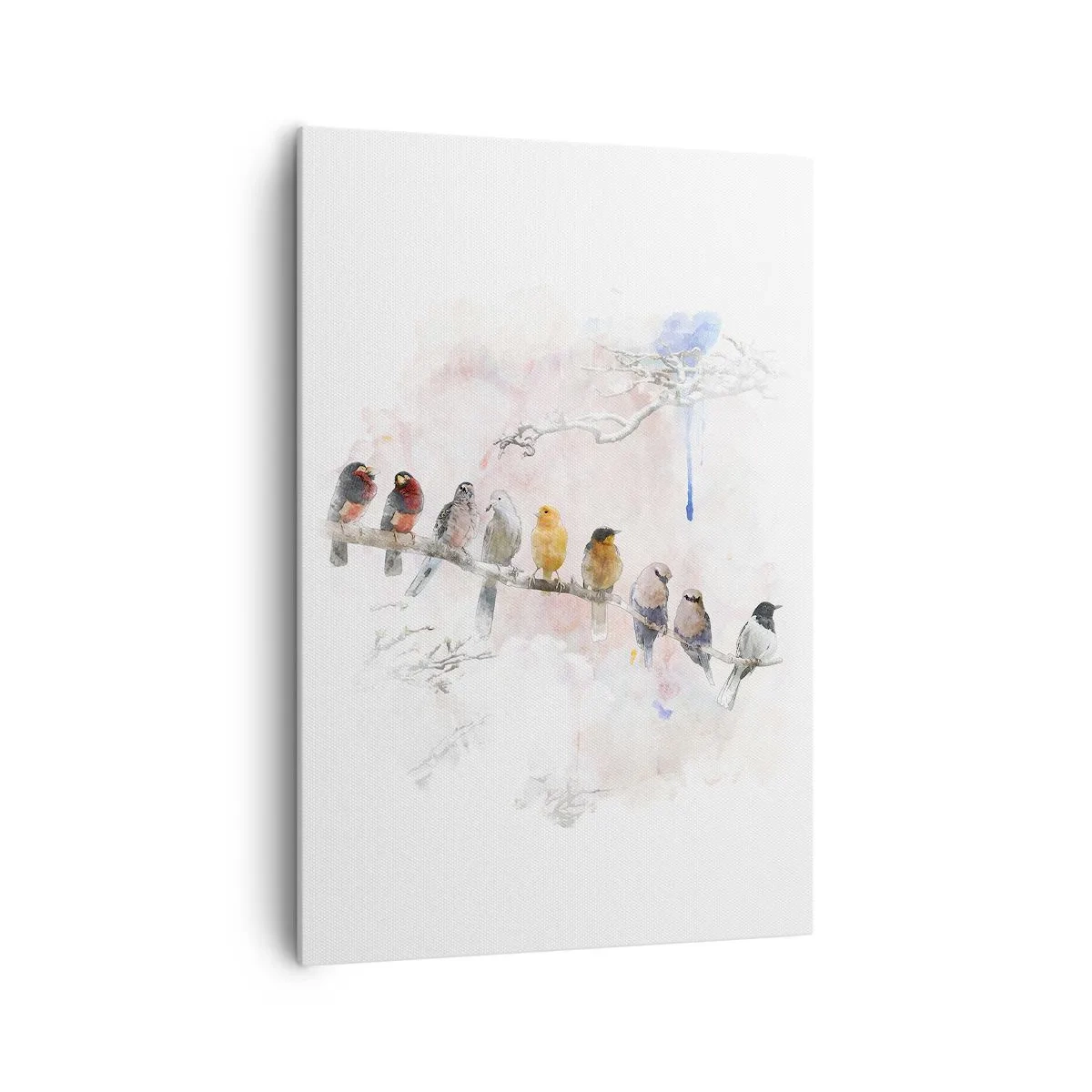 Obraz na plátně - Okřídlené setkání - 70x100 cm