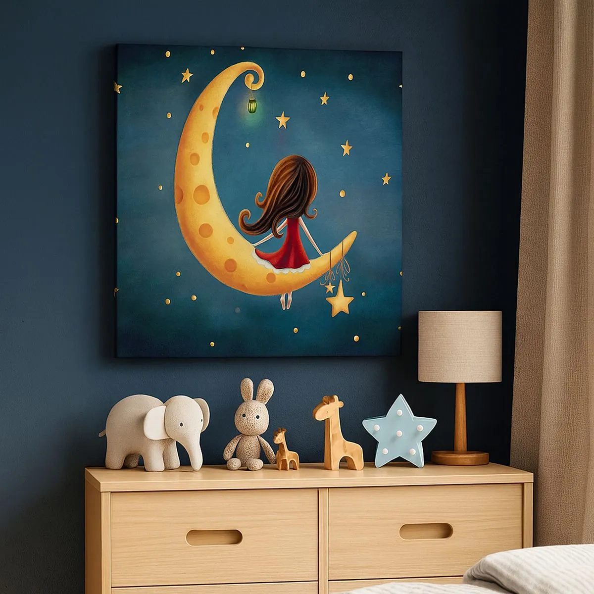 Obraz na plátně - Kdysi dávno… - 30x30 cm