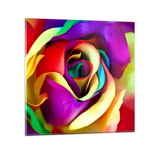 Obraz na skle - To není možné - 30x30 cm