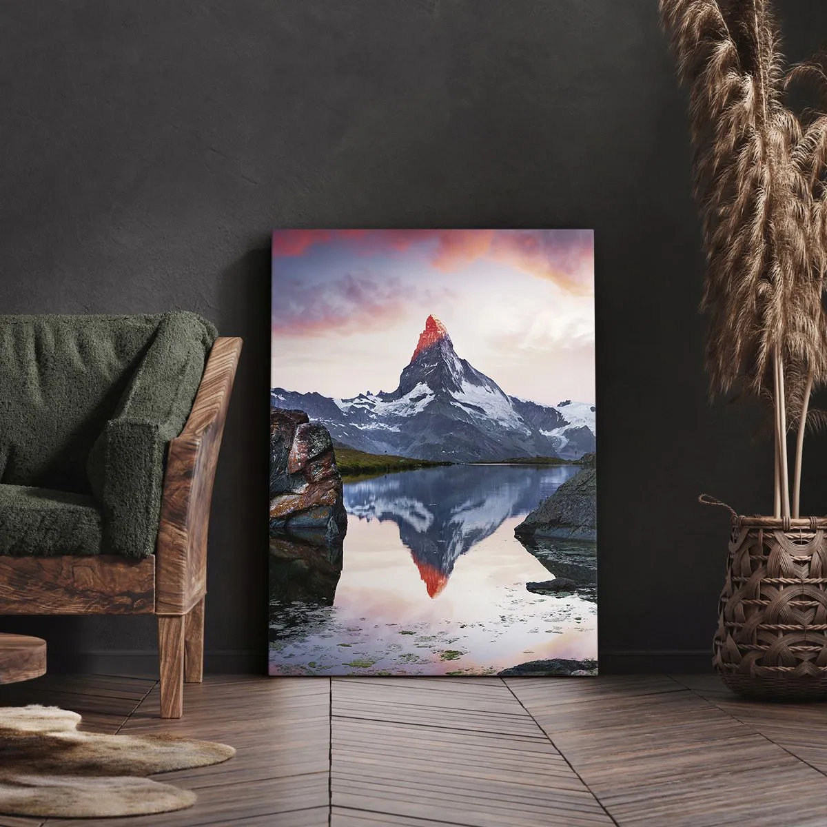 Obraz na plátně - Srdce hor je vřelé - 55x100 cm