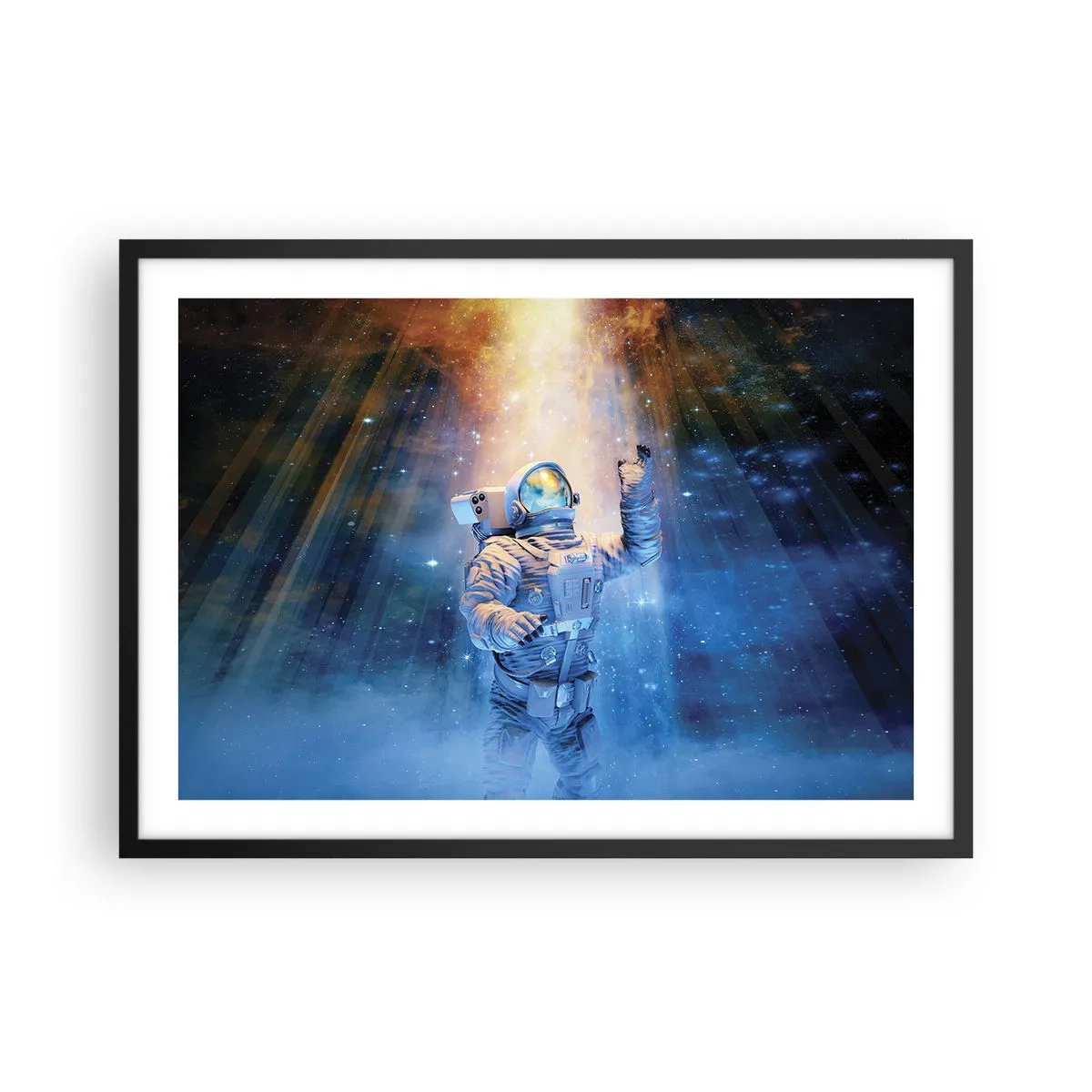 Plakát v černém rámu - Konečně v cíli - 70x50 cm