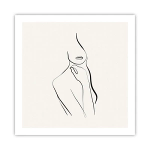 Plakát - Vlna melancholie - 60x60 cm