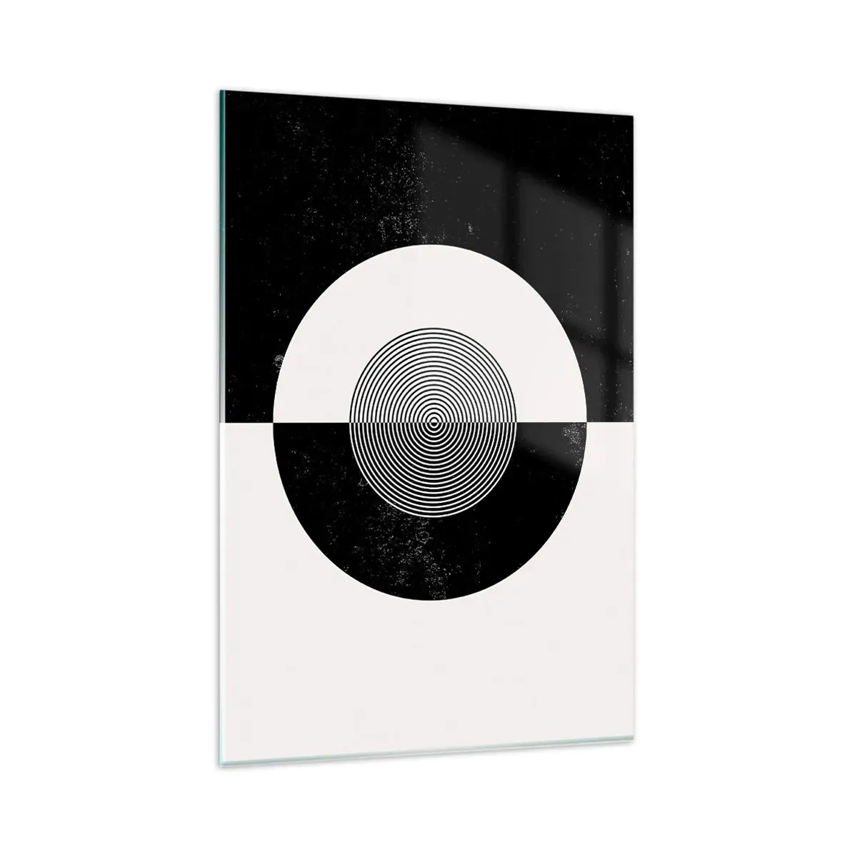 Obraz na skle - Harmonie v černé a bílé - 80x120 cm