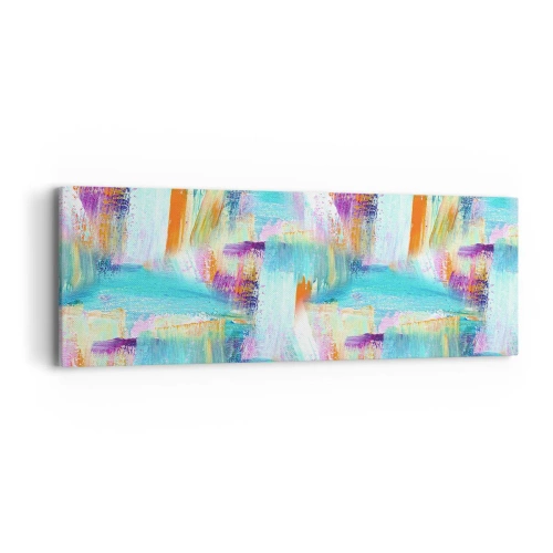 Obraz na plátně - Pohodové střídavé cákance - 90x30 cm