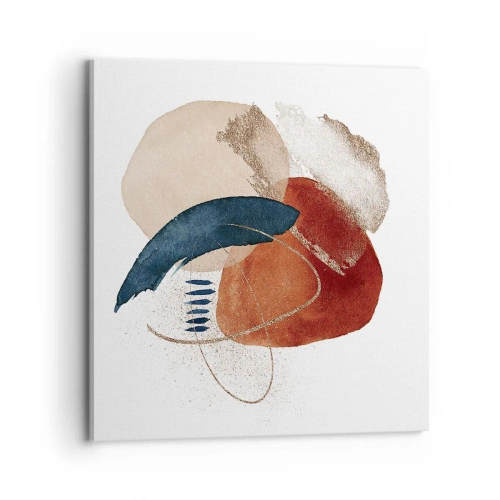 Obraz na plátně - Oválná kompozice - 70x70 cm