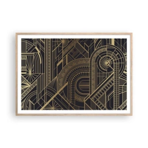 Plakát v rámu světlý dub - Koncepty, nápady, plány - 100x70 cm