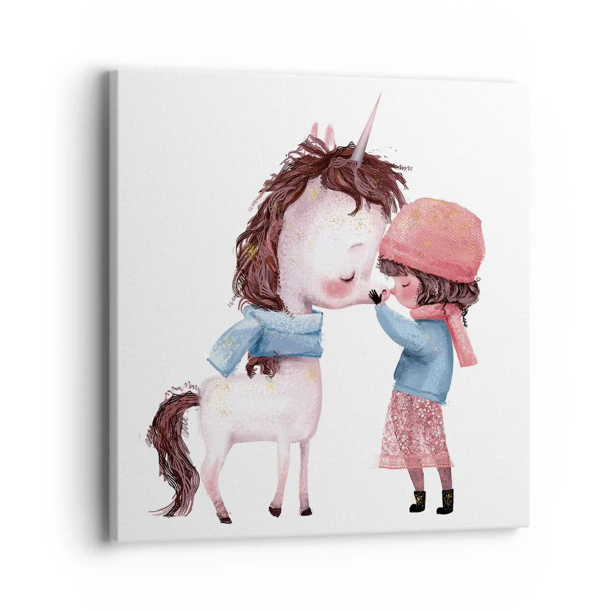 Obraz na plátně - Zimní příběh - 40x40 cm