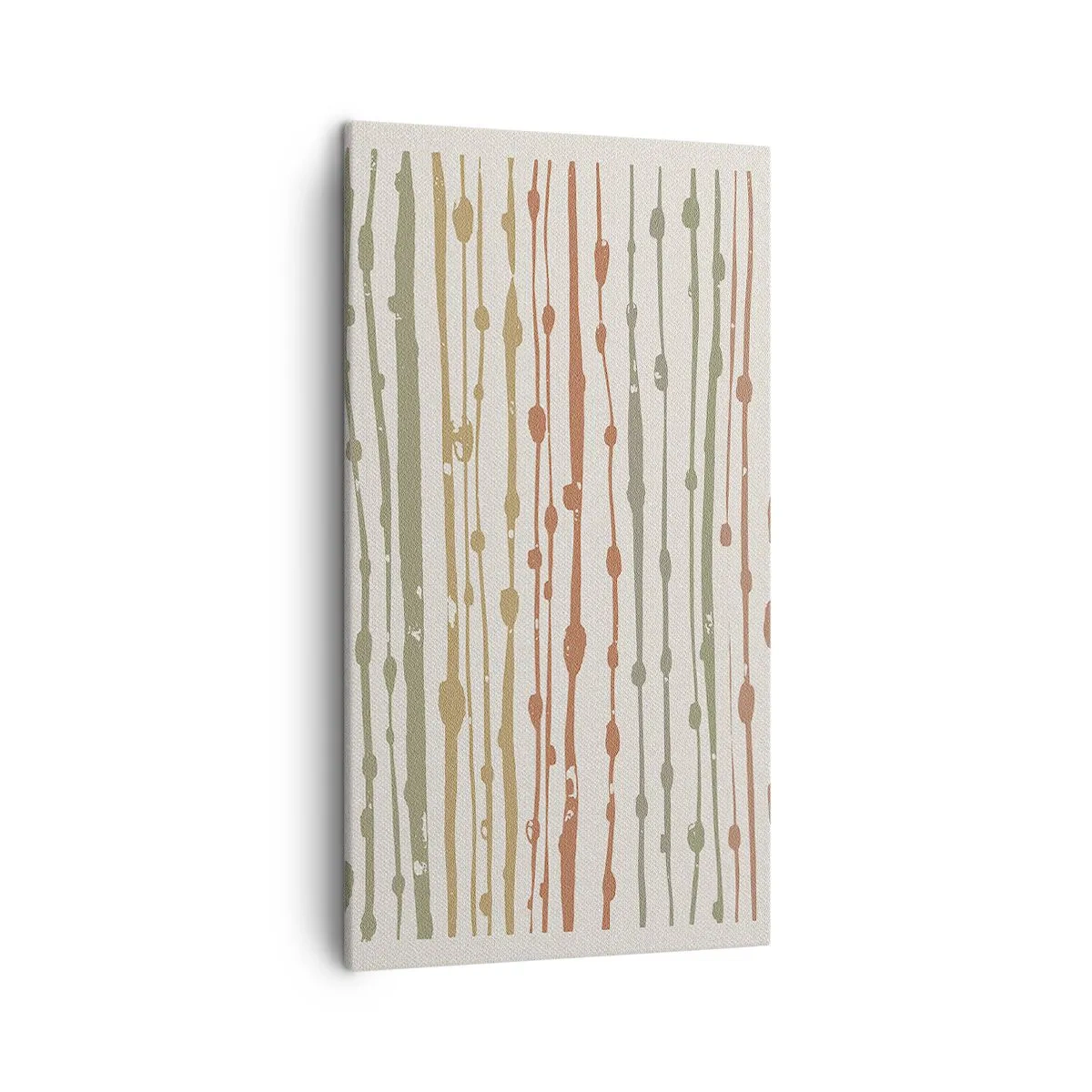 Obraz na plátně - Hudební záznam barev - 45x80 cm