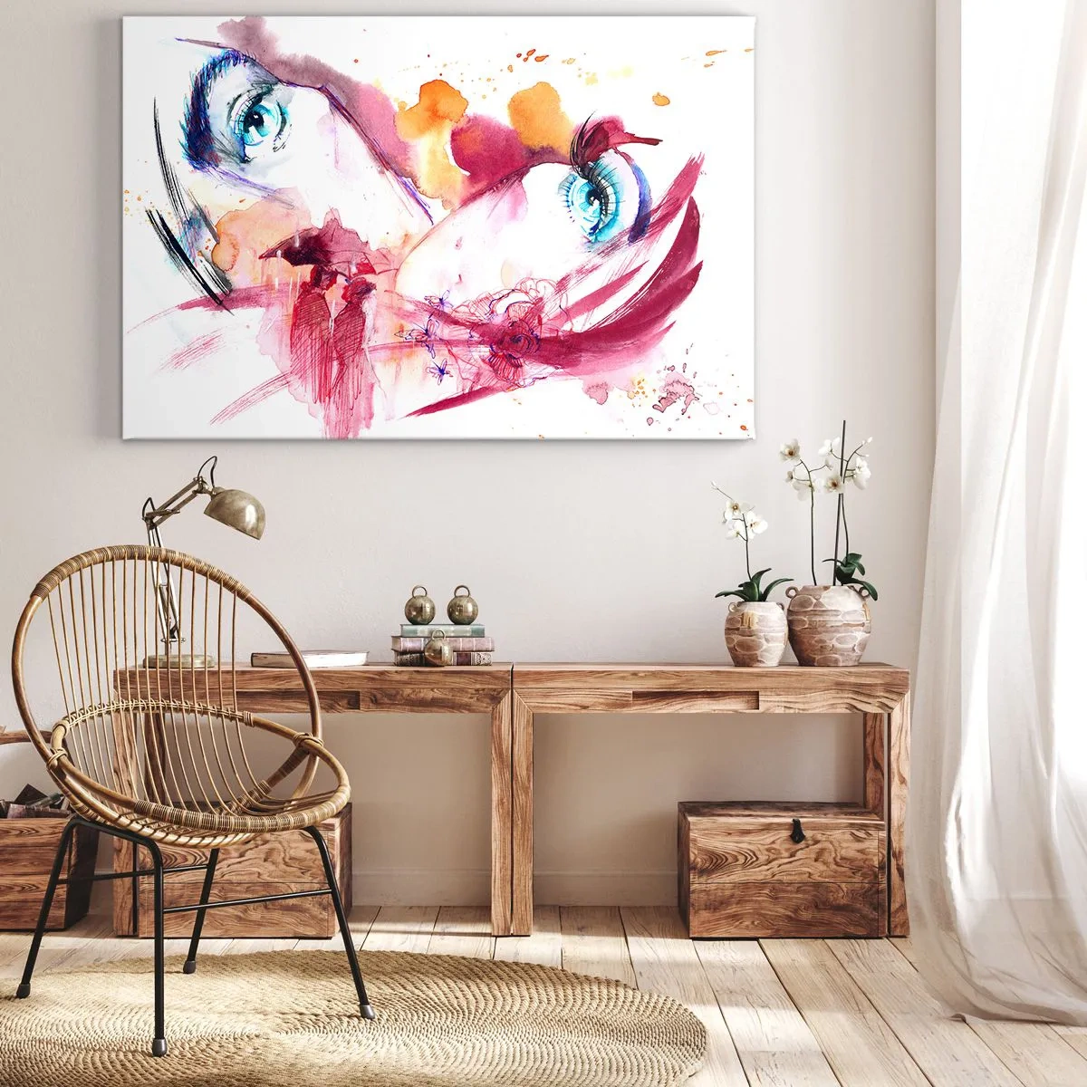 Obraz na plátně - V blízkosti svět rozkvétá - 70x50 cm