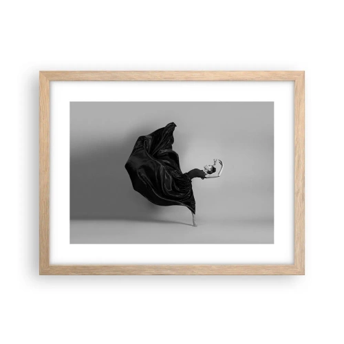 Plakát v rámu světlý dub - Okřídlený hudbou - 40x30 cm
