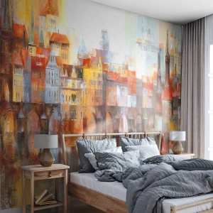 Fototapeta Samolepicí Deluxe Sticker - Pod mostem je taky krásně - Město, Praha, Architektura - 350x256 cm