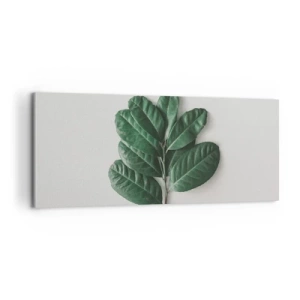 Obraz na plátně - Kresba samotné přírody - 100x40 cm