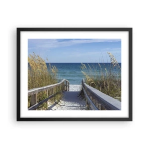 Plakát v černém rámu - Na slunci, ve větru - 50x40 cm