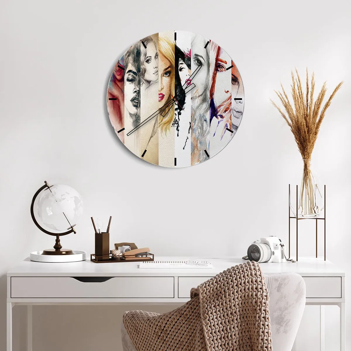 Nástěnné hodiny - A vždy jsi to TY - 40x40 cm