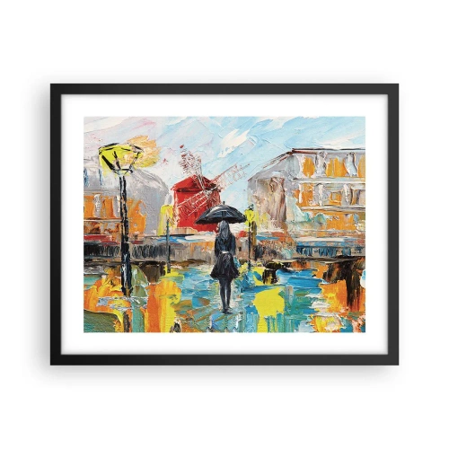 Plakát v černém rámu - Pařížské legendy - 50x40 cm