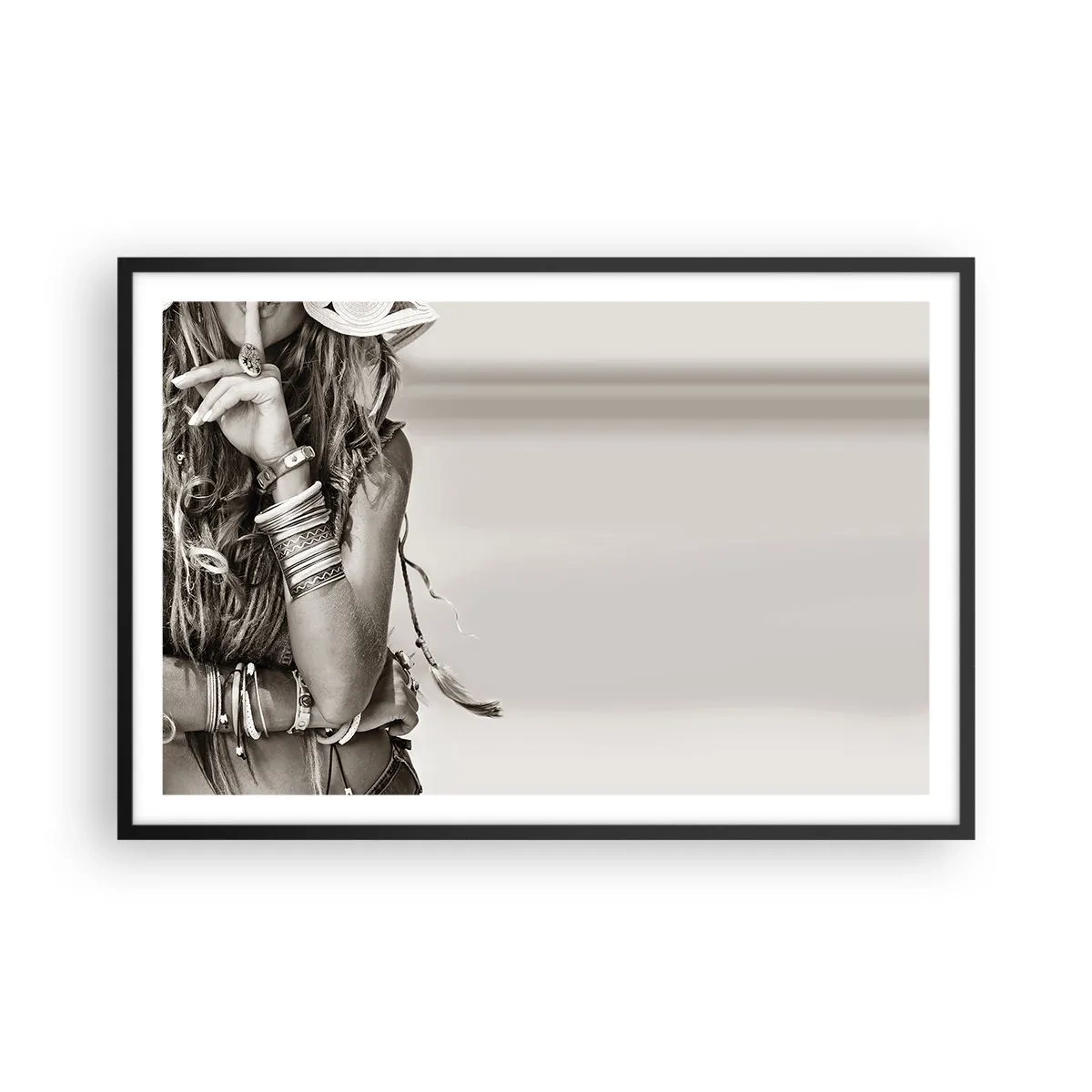 Plakát v černém rámu - Jako dívka - 91x61 cm