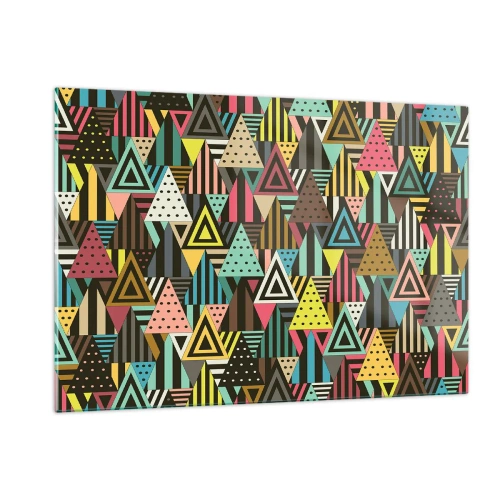 Obraz na skle - V rytmu na tři - 120x80 cm