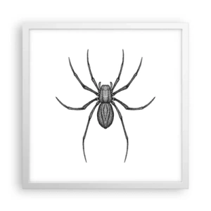 Plakát v bílém rámu - Znepokojivá přesnost - 40x40 cm