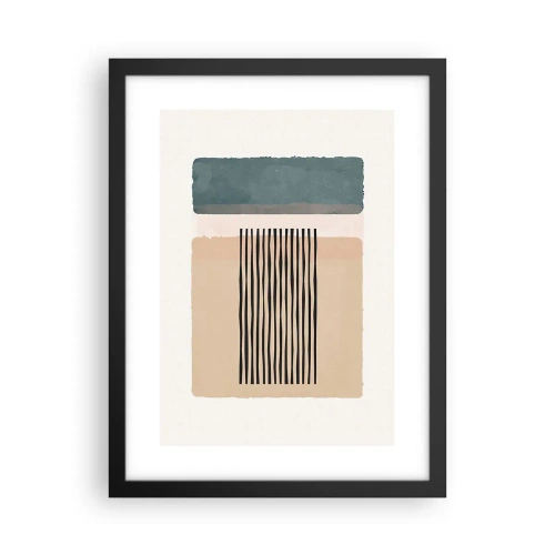 Plakát v černém rámu - Všechno v pořádku - 30x40 cm