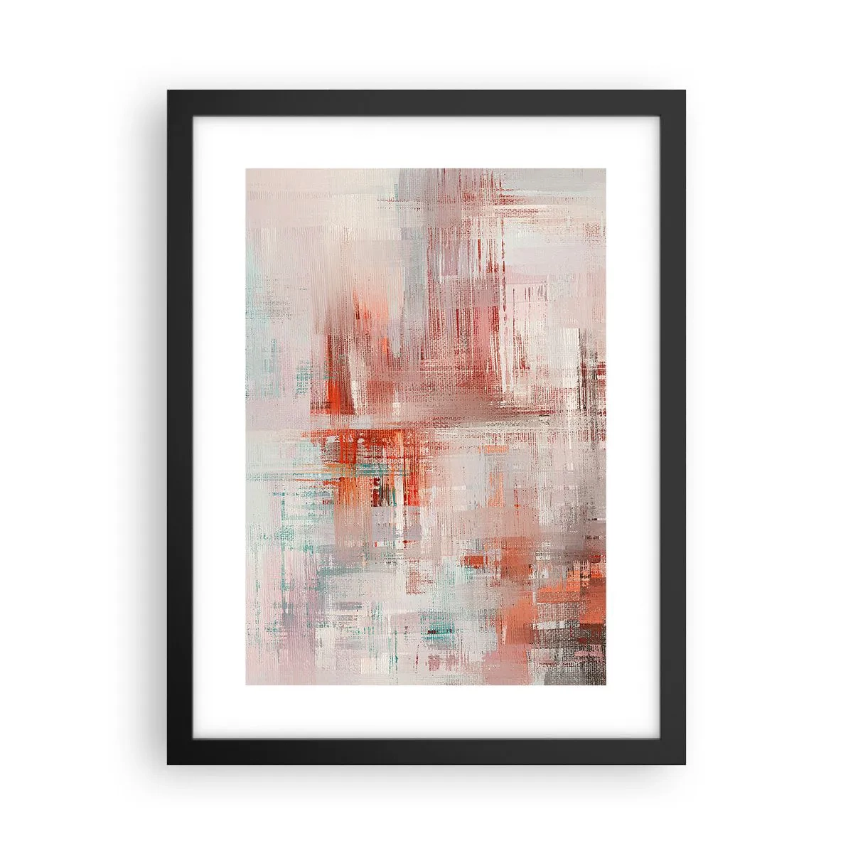 Plakát v černém rámu - Zamlžené. Ale růžové - 30x40 cm