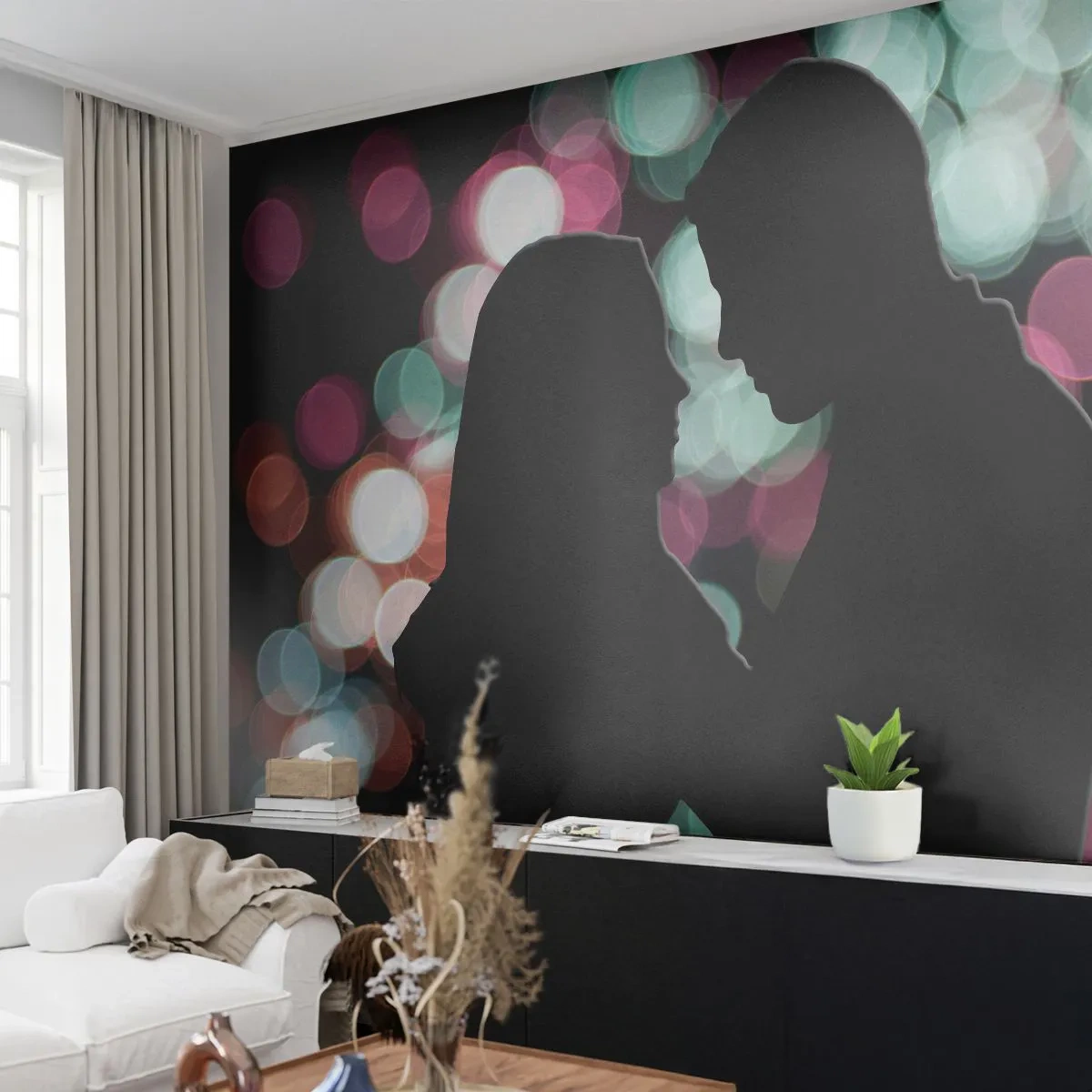 Fototapeta Samolepicí Deluxe Sticker - Ano! - Lidé, Zamilovaný pár, Rande - 250x175 cm