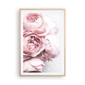 Plakát v rámu světlý dub - Pro romantiky - 61x91 cm