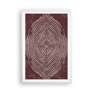 Plakát v bílém rámu - Prostor promlouvá - 61x91 cm