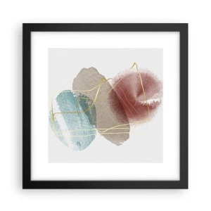 Plakát v černém rámu - Korálky prostoru - 30x30 cm