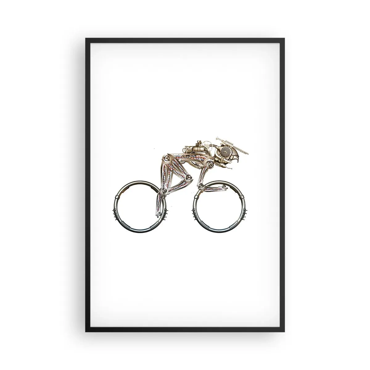 Plakát v černém rámu - Úžasný stroj - 61x91 cm