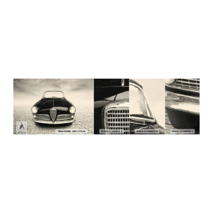 Vzor Fototapety Samolepicí Deluxe Sticker - Jak mě nemilovat? - Auto, Vinobraní, Černý a bílý - 100x30 cm