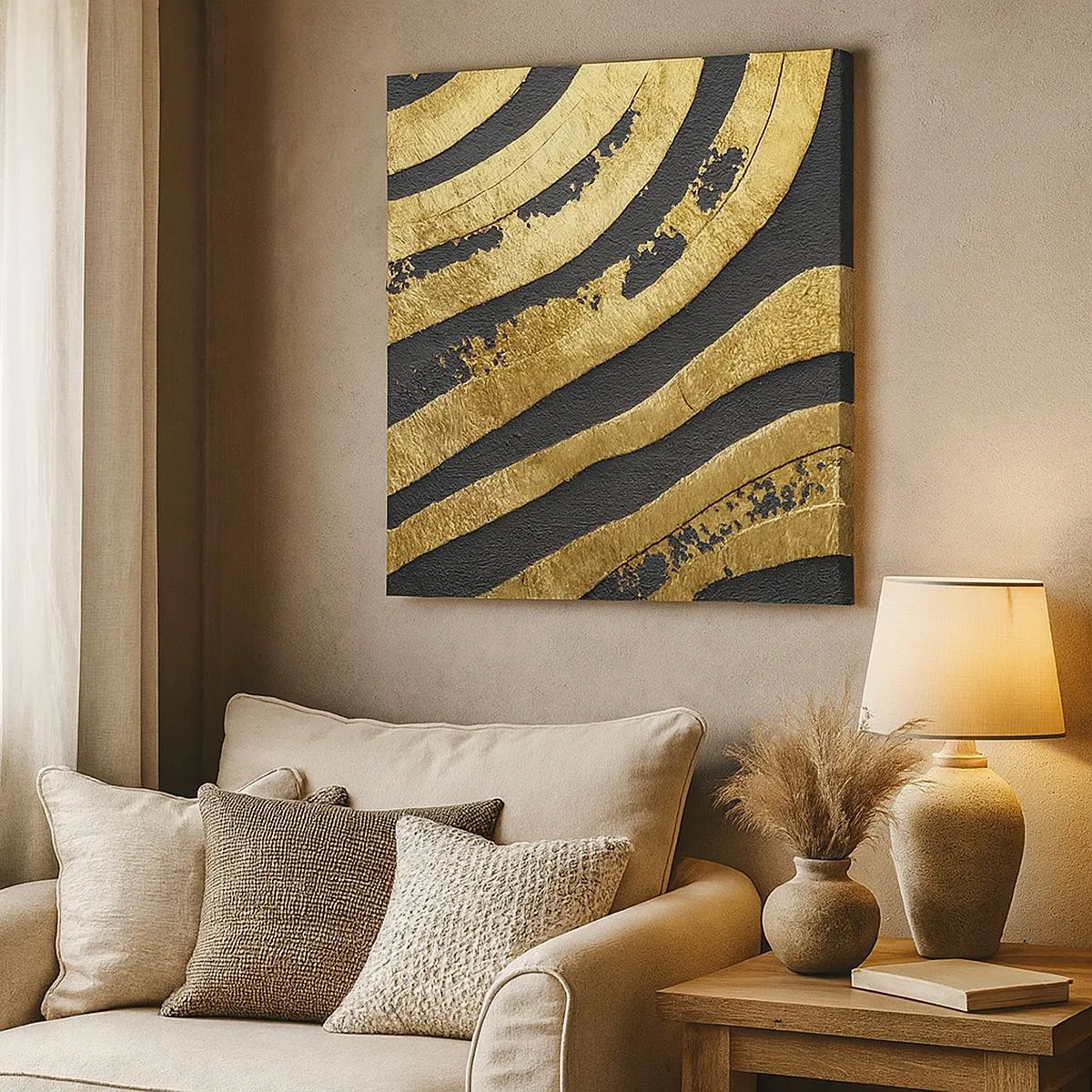 Obraz na plátně - Vše plyne - 30x30 cm