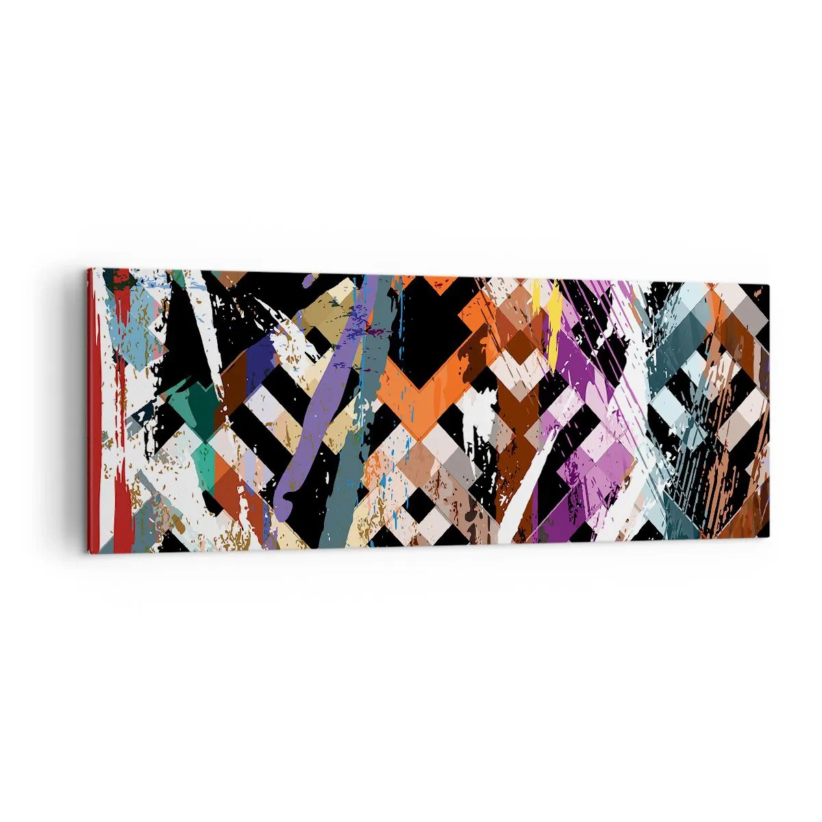 Obraz na plátně - Umocněné na druhou - 140x50 cm