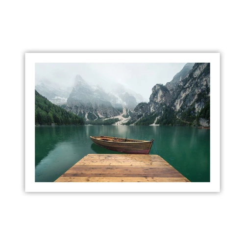 Plakát - „Hrdé skály vepředu“ - 70x50 cm