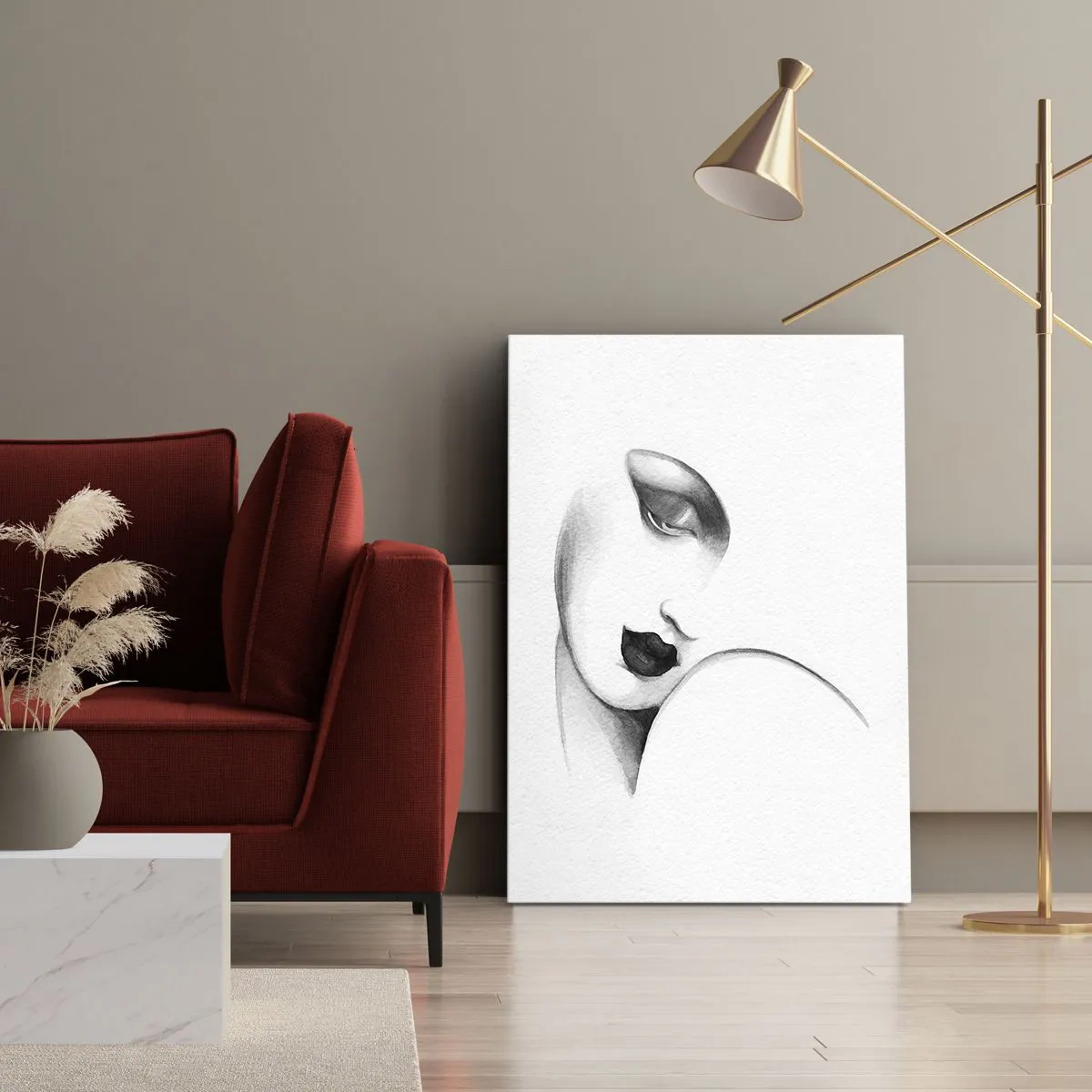 Obraz na plátně - Ve stylu Lempické - 50x70 cm