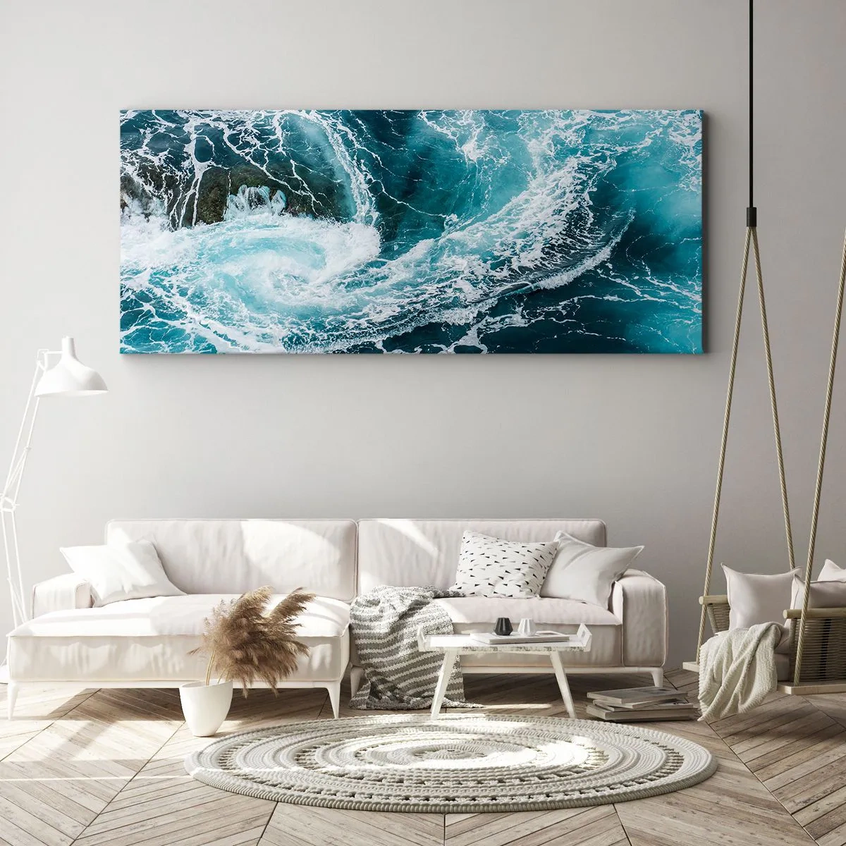 Obraz na plátně - Brána do nitra Země - 90x30 cm