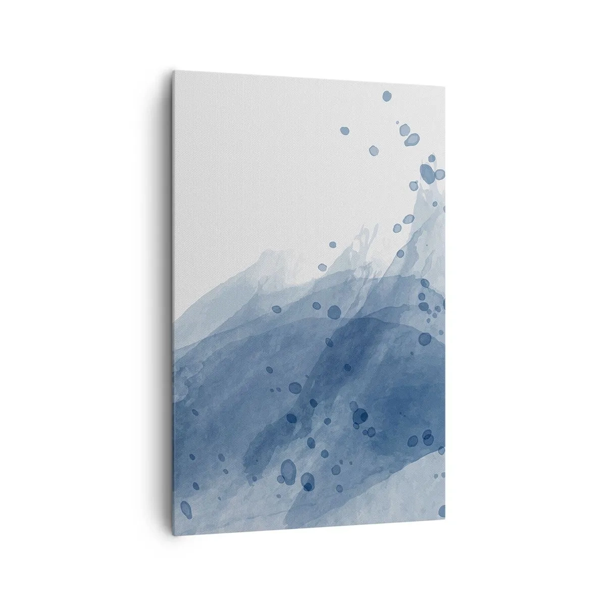 Obraz na plátně - Modrý tyl - 80x120 cm