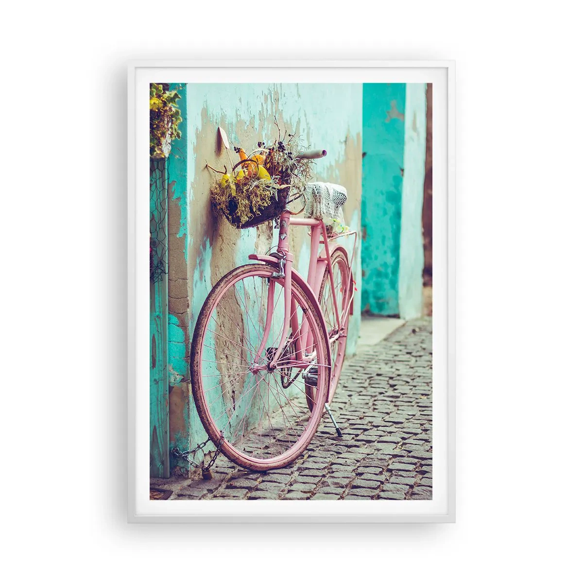 Plakát v bílém rámu - Hned se vrátím - 70x100 cm